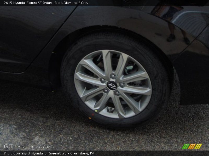 Black Diamond / Gray 2015 Hyundai Elantra SE Sedan