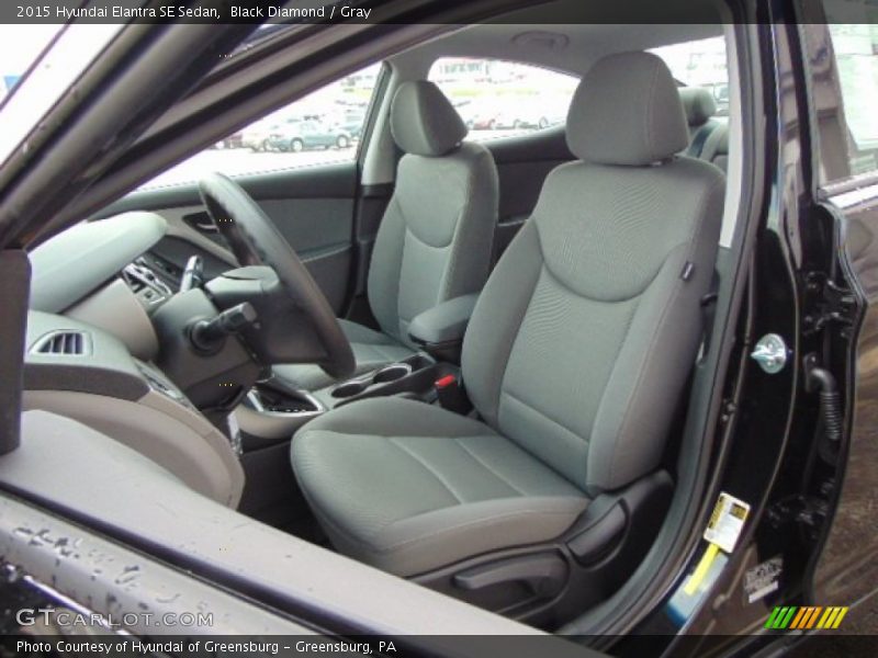 Black Diamond / Gray 2015 Hyundai Elantra SE Sedan