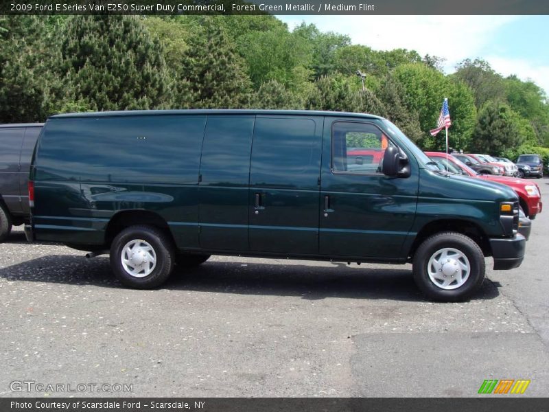 Forest Green Metallic / Medium Flint 2009 Ford E Series Van E250 Super Duty Commercial