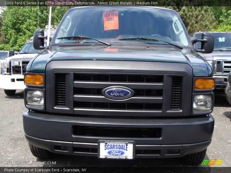 Forest Green Metallic / Medium Flint 2009 Ford E Series Van E250 Super Duty Commercial