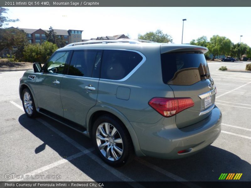 Mountain Sage / Graphite 2011 Infiniti QX 56 4WD