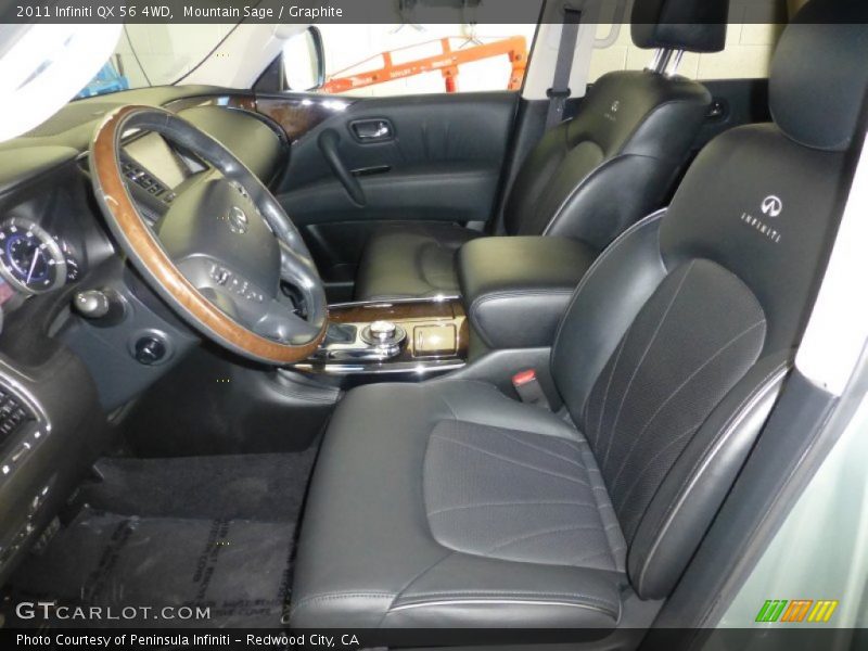 Mountain Sage / Graphite 2011 Infiniti QX 56 4WD
