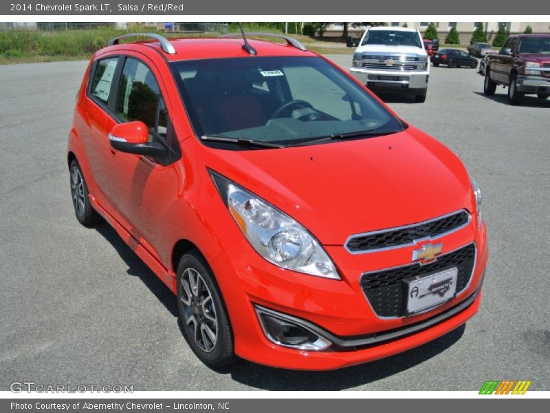Salsa / Red/Red 2014 Chevrolet Spark LT