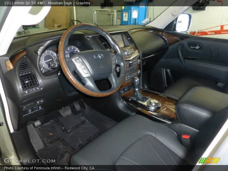 Mountain Sage / Graphite 2011 Infiniti QX 56 4WD