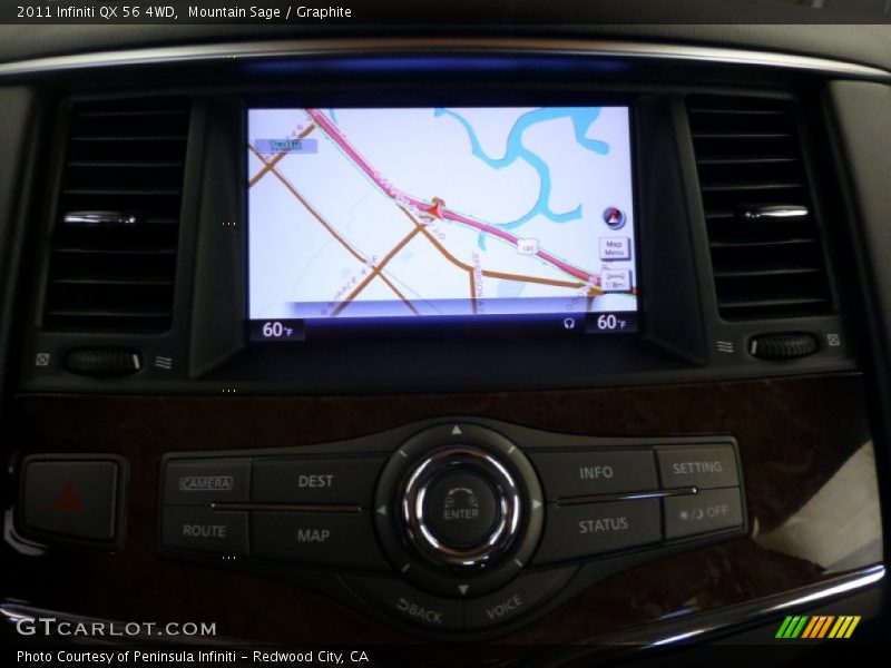 Mountain Sage / Graphite 2011 Infiniti QX 56 4WD