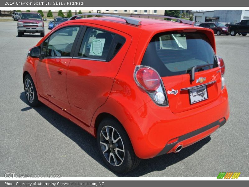 Salsa / Red/Red 2014 Chevrolet Spark LT