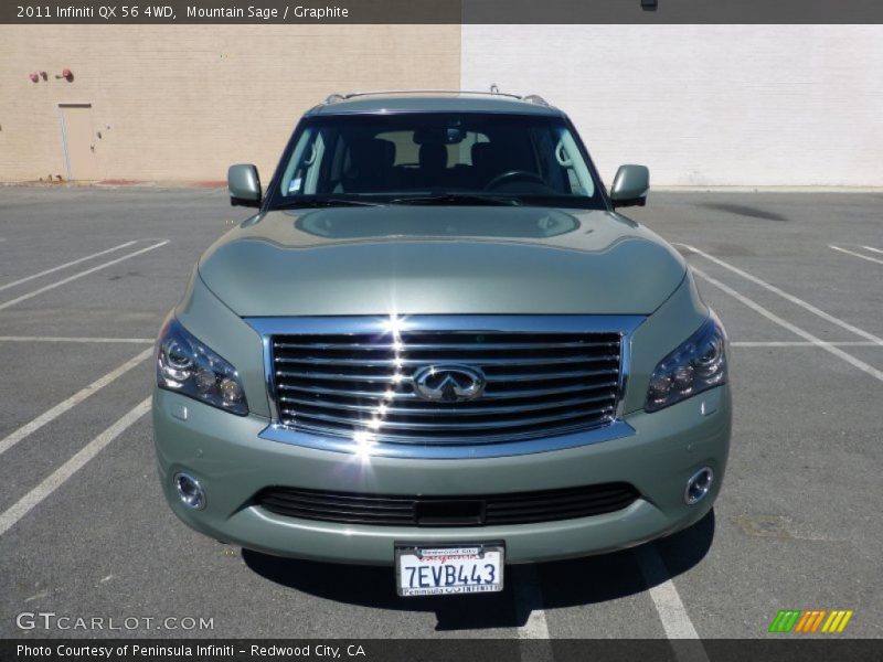 Mountain Sage / Graphite 2011 Infiniti QX 56 4WD