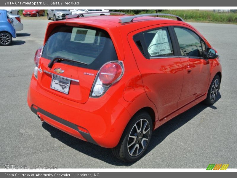 Salsa / Red/Red 2014 Chevrolet Spark LT