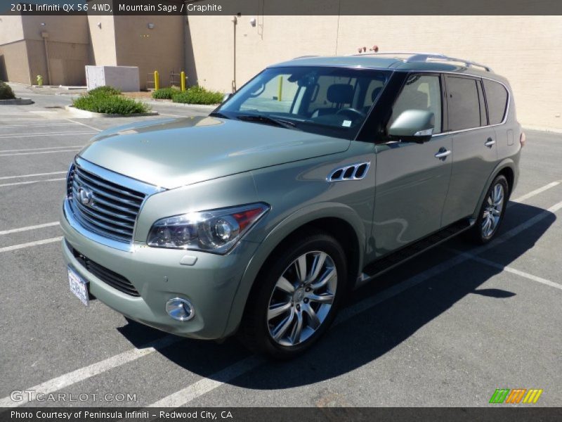 Mountain Sage / Graphite 2011 Infiniti QX 56 4WD