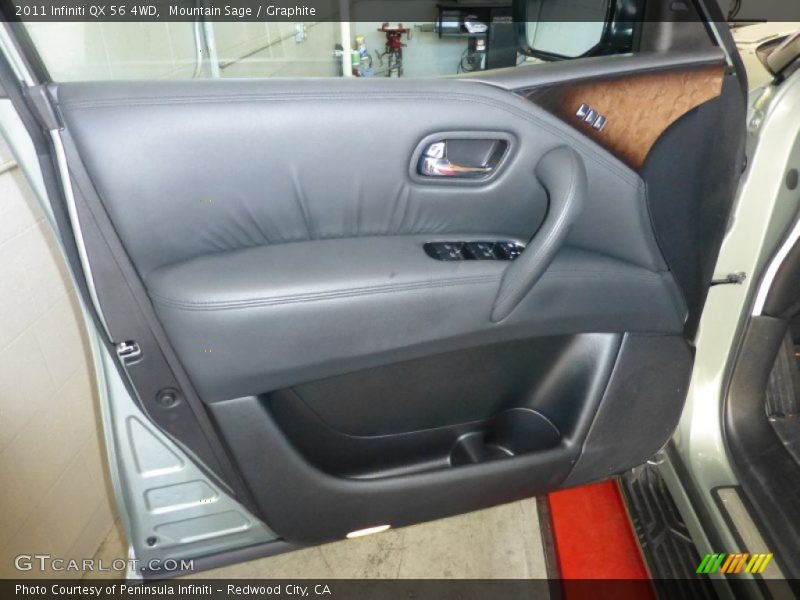 Mountain Sage / Graphite 2011 Infiniti QX 56 4WD