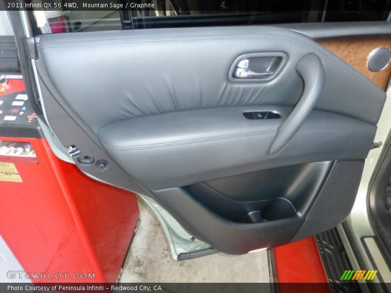 Mountain Sage / Graphite 2011 Infiniti QX 56 4WD
