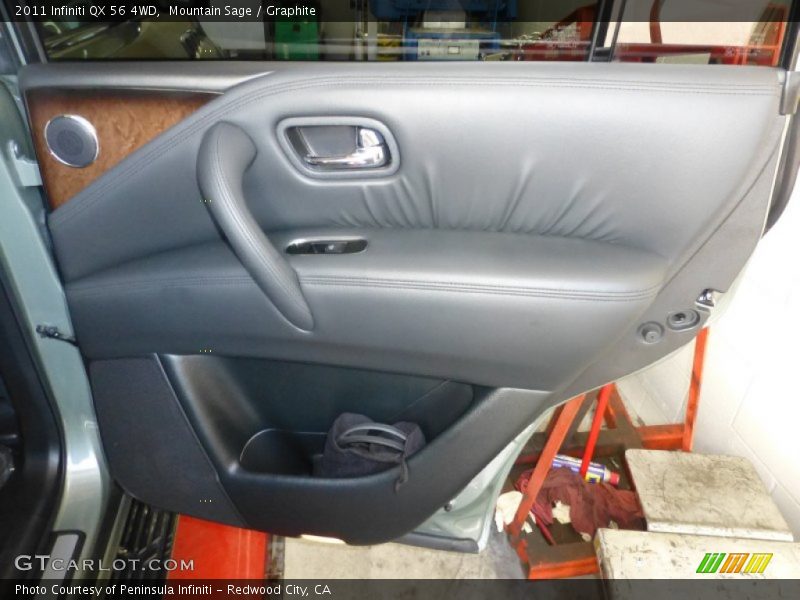 Mountain Sage / Graphite 2011 Infiniti QX 56 4WD