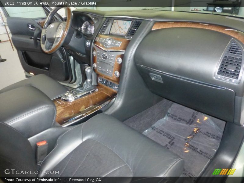Mountain Sage / Graphite 2011 Infiniti QX 56 4WD