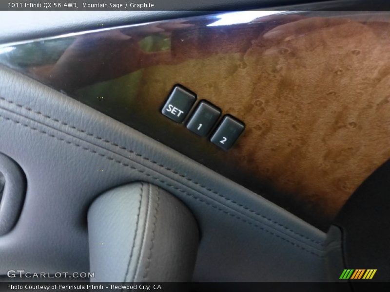 Mountain Sage / Graphite 2011 Infiniti QX 56 4WD