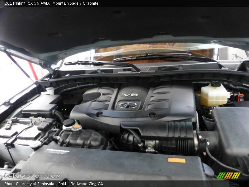 Mountain Sage / Graphite 2011 Infiniti QX 56 4WD
