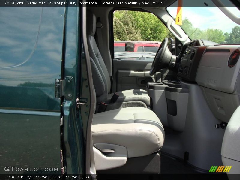 Forest Green Metallic / Medium Flint 2009 Ford E Series Van E250 Super Duty Commercial