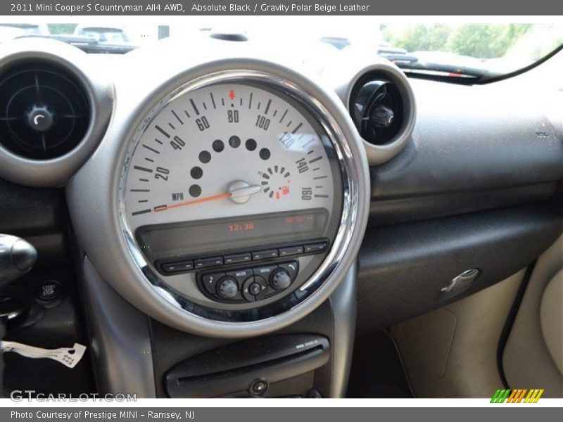 Absolute Black / Gravity Polar Beige Leather 2011 Mini Cooper S Countryman All4 AWD