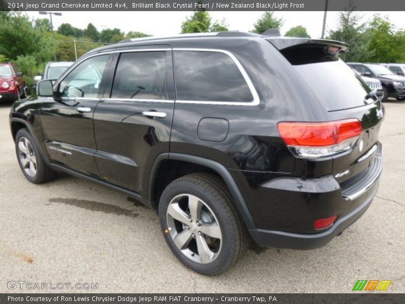 Brilliant Black Crystal Pearl / New Zealand Black/Light Frost 2014 Jeep Grand Cherokee Limited 4x4