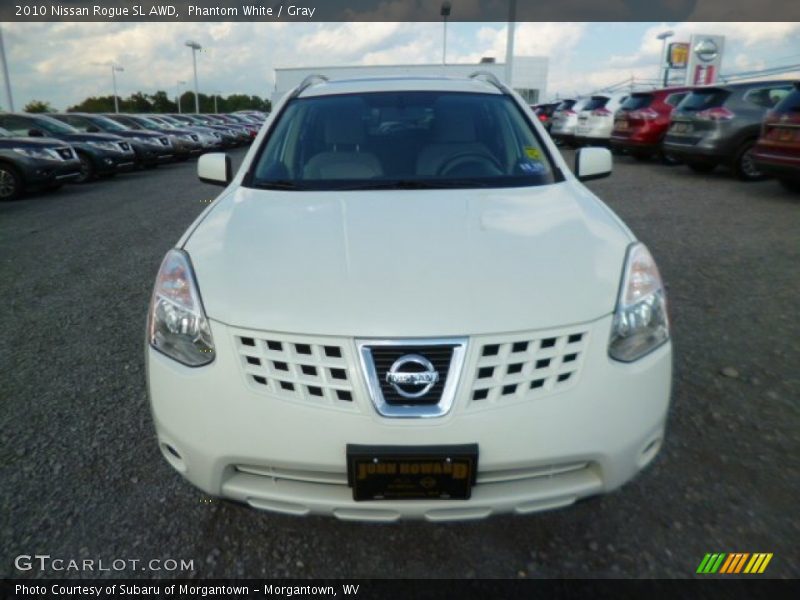Phantom White / Gray 2010 Nissan Rogue SL AWD