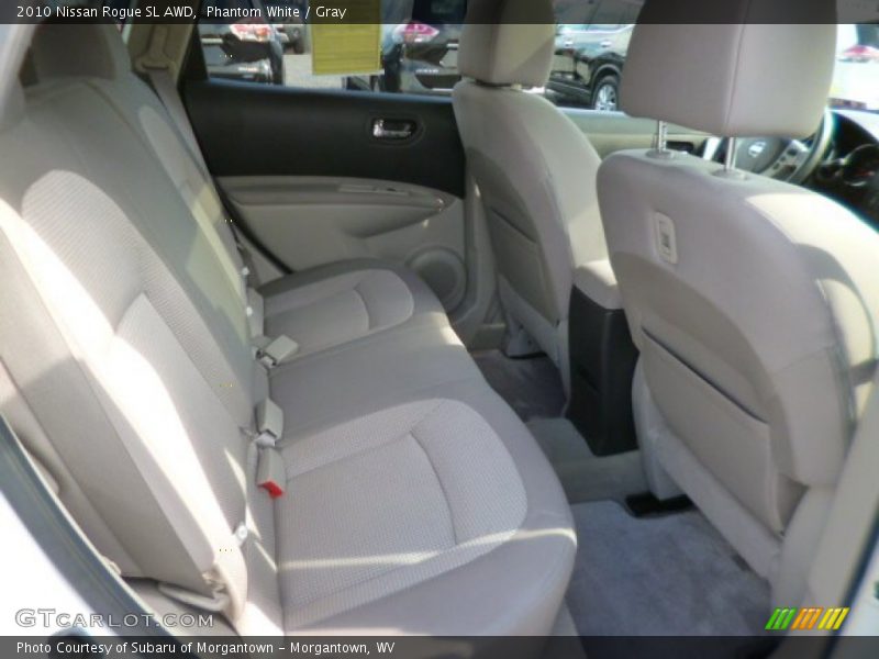 Phantom White / Gray 2010 Nissan Rogue SL AWD