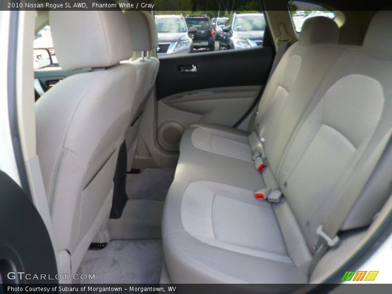Phantom White / Gray 2010 Nissan Rogue SL AWD