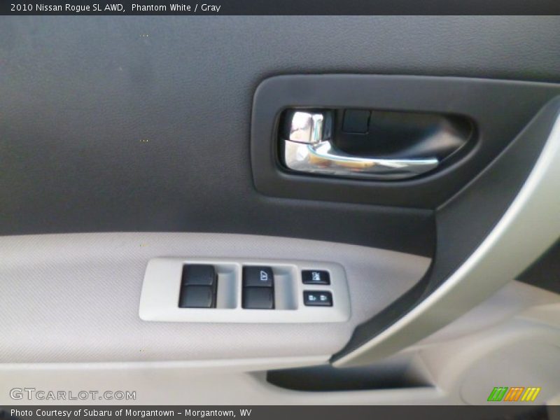 Phantom White / Gray 2010 Nissan Rogue SL AWD