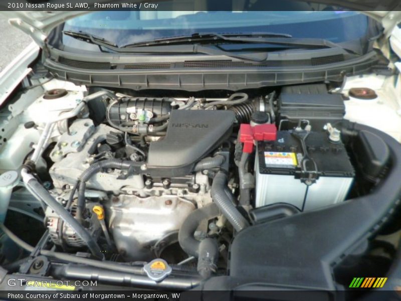 Phantom White / Gray 2010 Nissan Rogue SL AWD