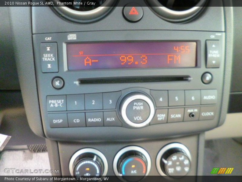 Phantom White / Gray 2010 Nissan Rogue SL AWD