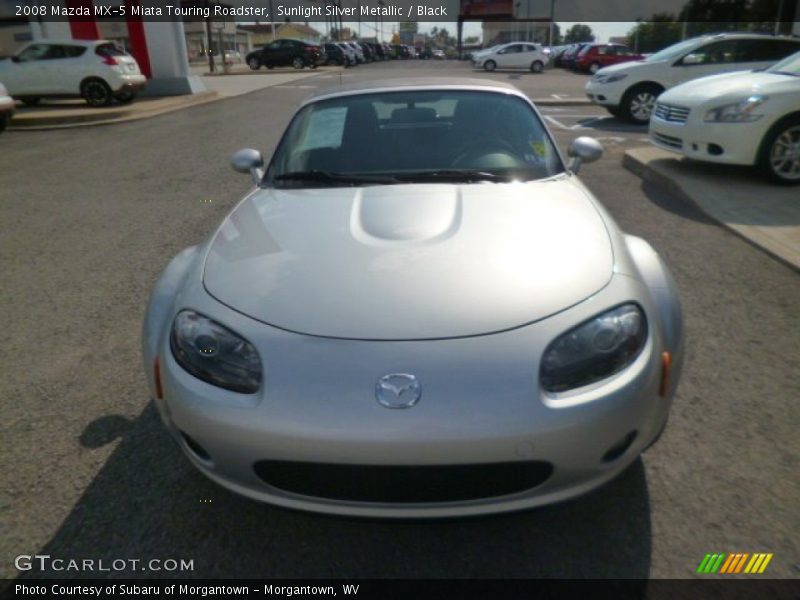 Sunlight Silver Metallic / Black 2008 Mazda MX-5 Miata Touring Roadster
