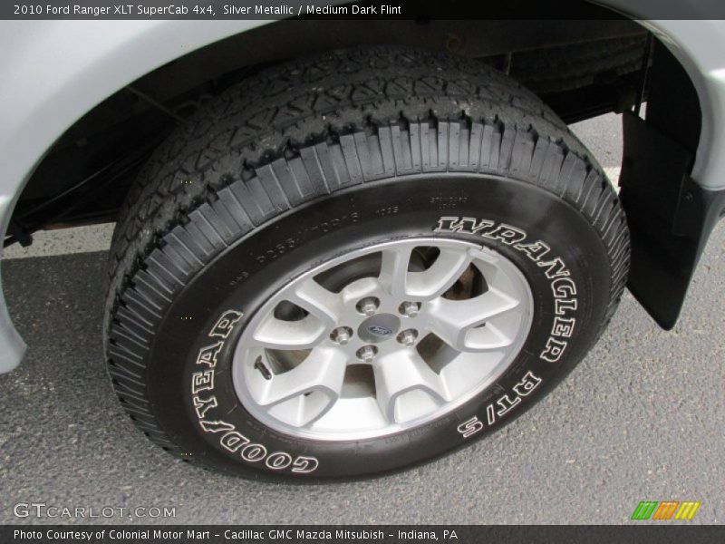 Silver Metallic / Medium Dark Flint 2010 Ford Ranger XLT SuperCab 4x4