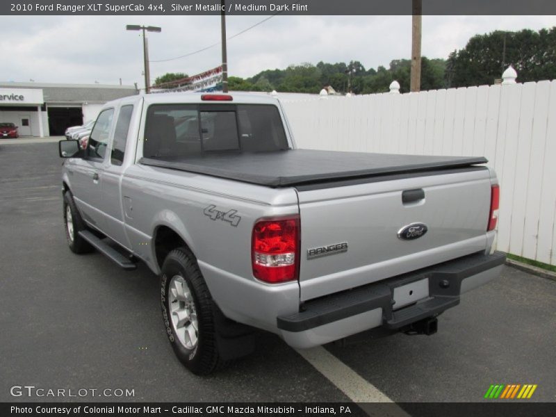 Silver Metallic / Medium Dark Flint 2010 Ford Ranger XLT SuperCab 4x4