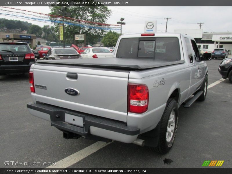 Silver Metallic / Medium Dark Flint 2010 Ford Ranger XLT SuperCab 4x4