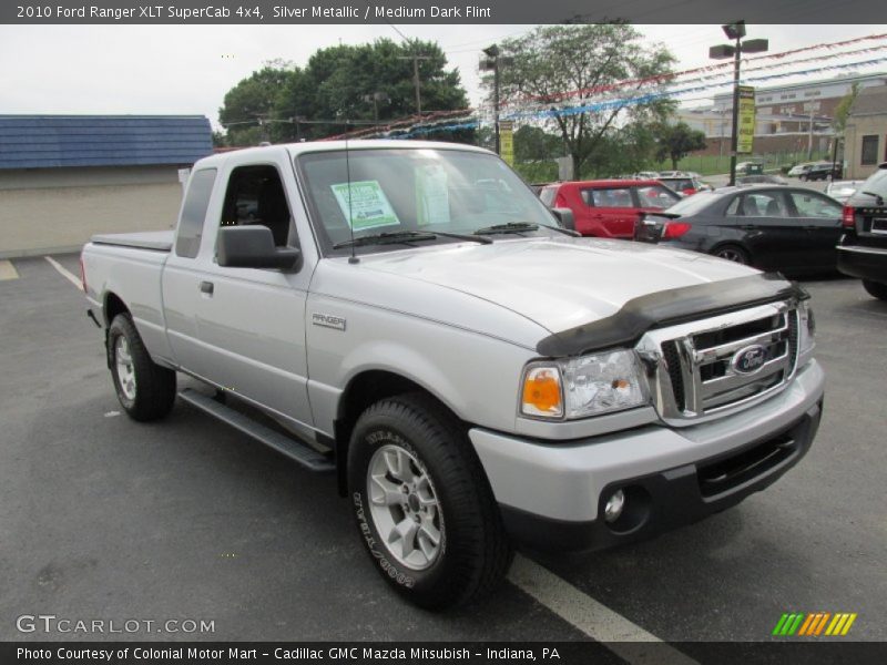 Silver Metallic / Medium Dark Flint 2010 Ford Ranger XLT SuperCab 4x4