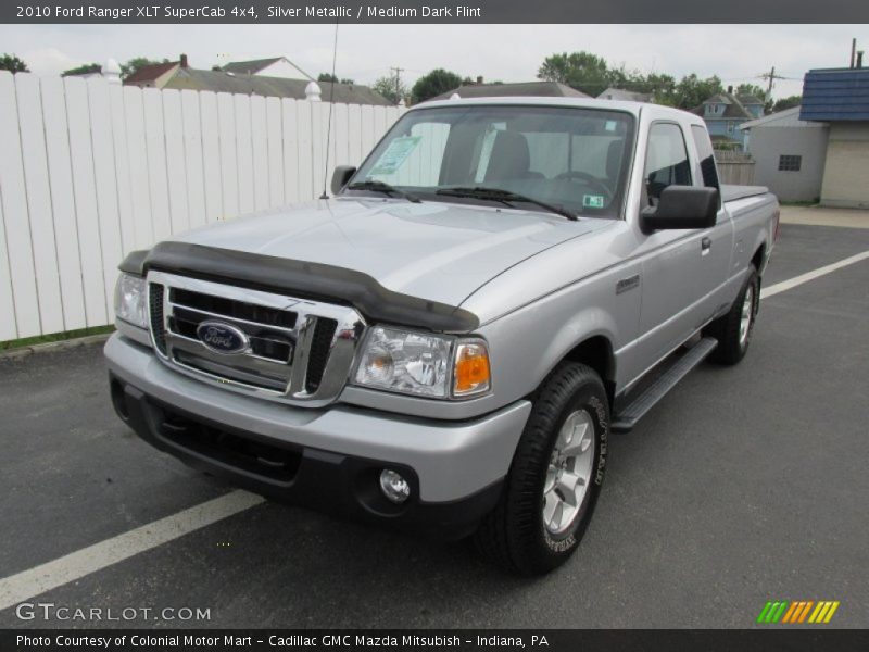 Silver Metallic / Medium Dark Flint 2010 Ford Ranger XLT SuperCab 4x4
