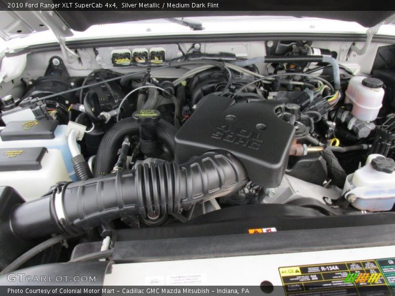 Silver Metallic / Medium Dark Flint 2010 Ford Ranger XLT SuperCab 4x4
