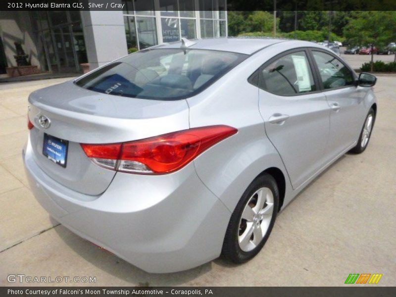 Silver / Gray 2012 Hyundai Elantra GLS