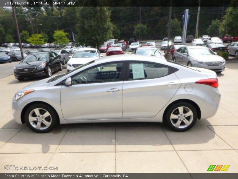 Silver / Gray 2012 Hyundai Elantra GLS