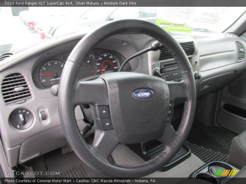 Silver Metallic / Medium Dark Flint 2010 Ford Ranger XLT SuperCab 4x4