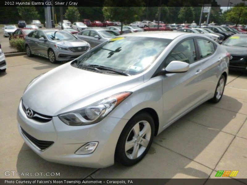 Silver / Gray 2012 Hyundai Elantra GLS