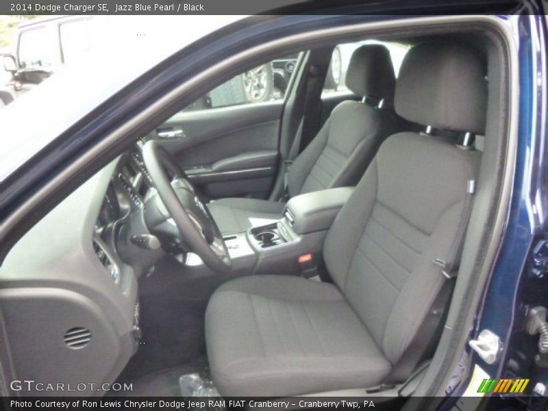 Jazz Blue Pearl / Black 2014 Dodge Charger SE