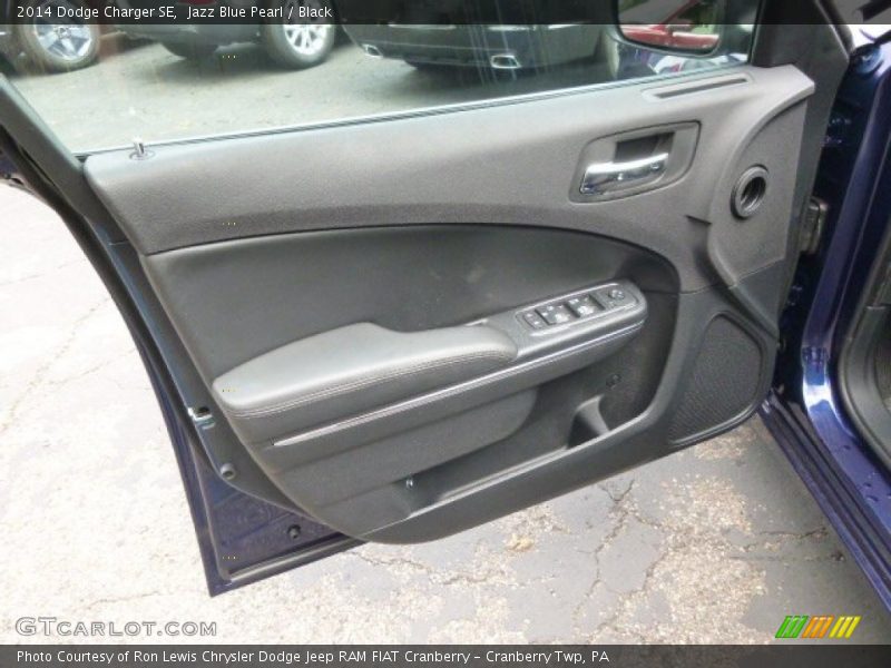 Jazz Blue Pearl / Black 2014 Dodge Charger SE