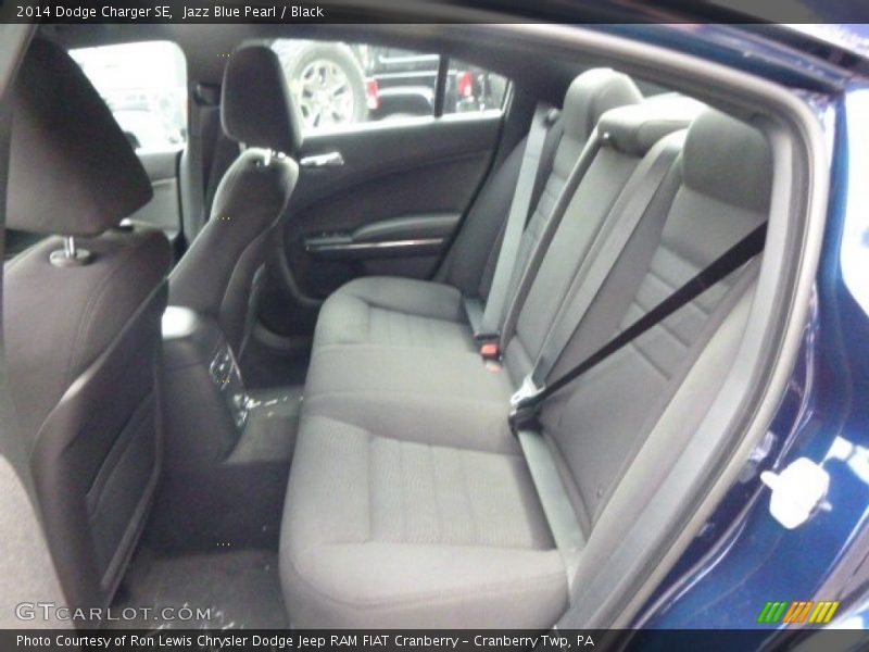 Jazz Blue Pearl / Black 2014 Dodge Charger SE