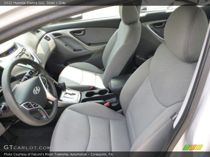 Silver / Gray 2012 Hyundai Elantra GLS