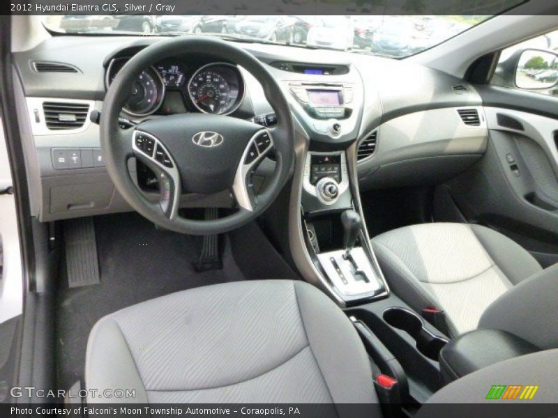 Silver / Gray 2012 Hyundai Elantra GLS
