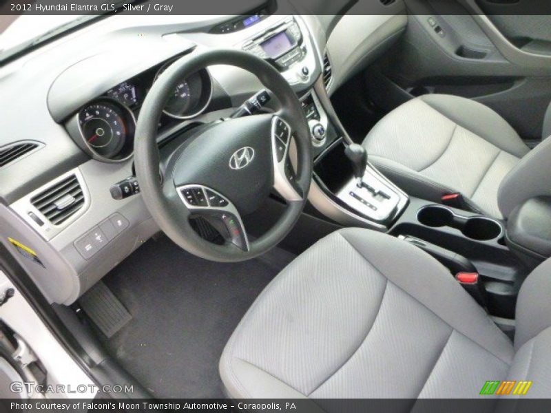 Silver / Gray 2012 Hyundai Elantra GLS