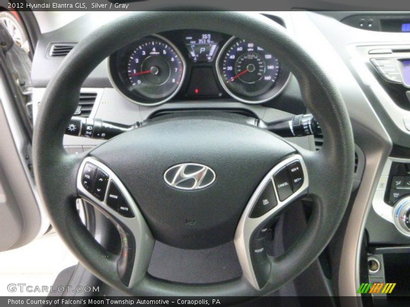 Silver / Gray 2012 Hyundai Elantra GLS