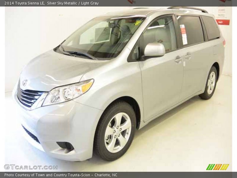 Silver Sky Metallic / Light Gray 2014 Toyota Sienna LE