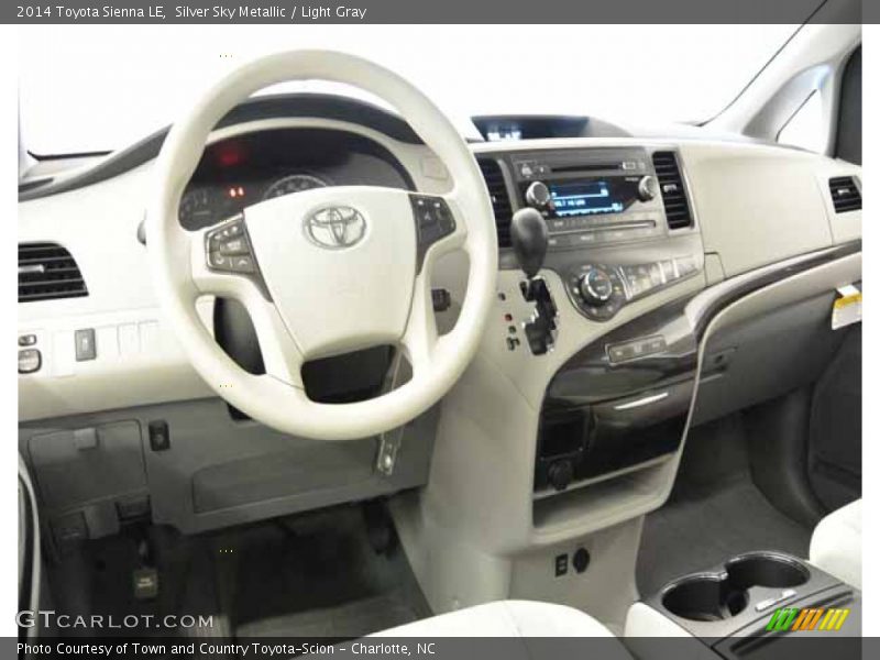 Silver Sky Metallic / Light Gray 2014 Toyota Sienna LE