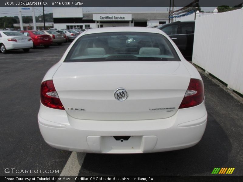 White Opal / Gray 2006 Buick LaCrosse CX