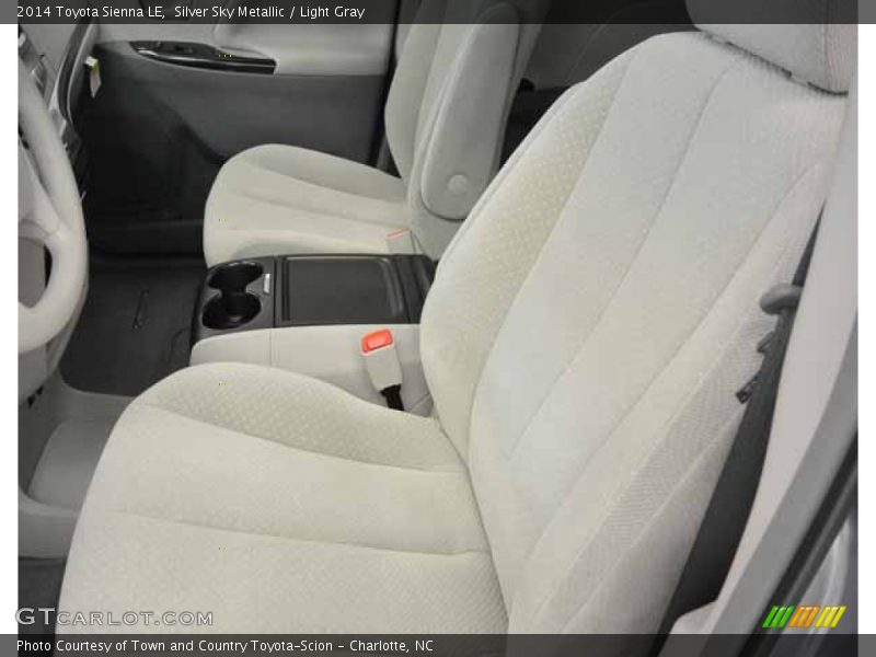 Silver Sky Metallic / Light Gray 2014 Toyota Sienna LE